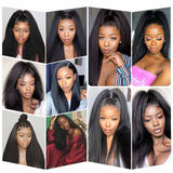 Ali Annabelle Brazilian Remy Kinky Straight Human Hair Weave Bundles