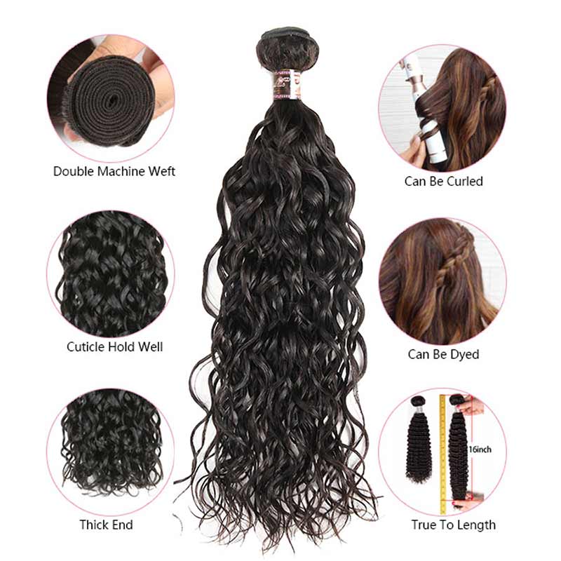 Ali Annabelle Malaysian Water Wave Weave Human Hair Extensions