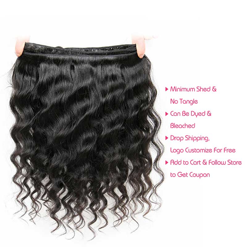 Ali Annabelle 3/4 Pcs Loose Wave Hair Indian Human Hair Bundles