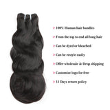 Ali Annabelle Malaysian Double Drawn Body Wave Human Hair Bundles