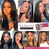 Ali Annabelle 13x6 Straight Hair Lace Front Wig 100% Virgin Human Hair Wigs 2021 Hair Trends