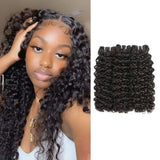 Ali Annabelle Double Drawn Kinky Curly Brazilian Malaysian Human Hair Weave Bundles