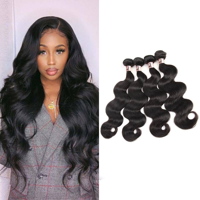 Ali Annabelle Indian Remy Body Wave Human Hair Bundles Hair Extensions
