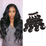 Ali Annabelle Indian Remy Body Wave Human Hair Bundles Hair Extensions