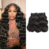 Ali Annabelle Malaysian Double Drawn Body Wave Human Hair Bundles