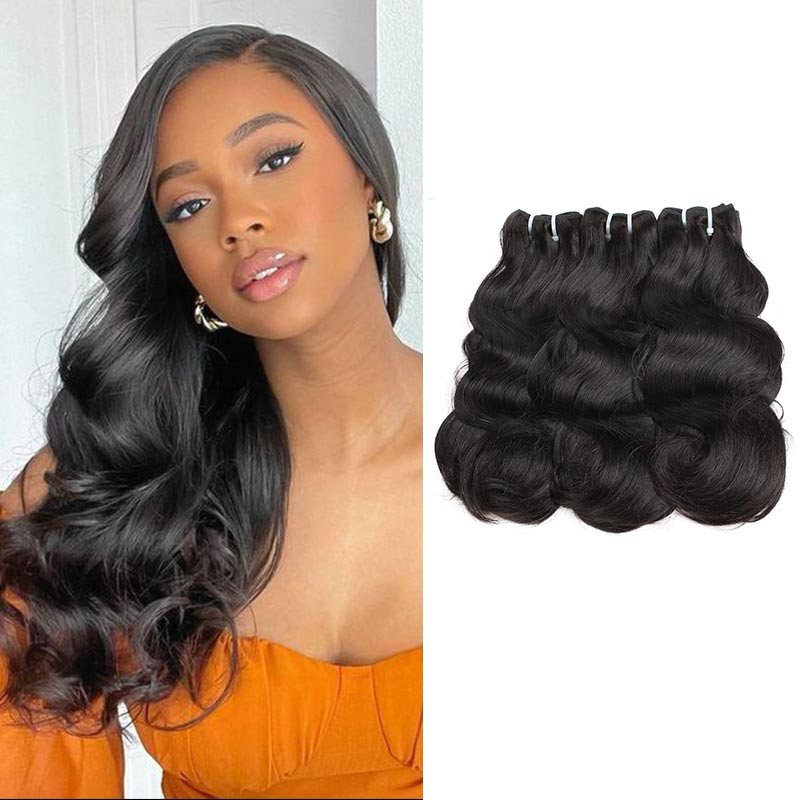 Ali Annabelle Malaysian Double Drawn Body Wave Human Hair Bundles