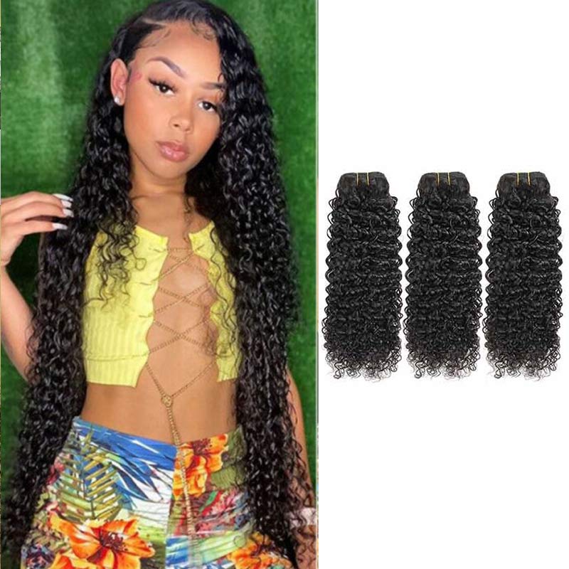 Ali Annabelle Natural Kinky Curly Human Hair Weave Bundles Long Curly Weave Hairstyles