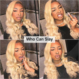 Ali Annabelle 613 Honey Blonde Peruvian Body Wave 13x4 Lace Front Human Hair Wigs