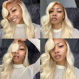 Ali Annabelle 613 Honey Blonde Remy Brazilian Body Wave Human Hair Bundles With Closure