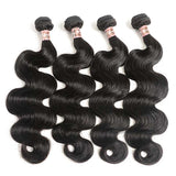 Indian Remy Wavy Human Hair Bundles Hair Extensions-6