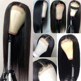 Ali Annabelle Straight Human Hair Wigs 4x4 5x5 Lace Closure Pre Plucked Natural Hairline