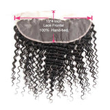 Ali Annabelle Deep Wave Human Hair Bundles With Lace Frontal Black Hairstyles