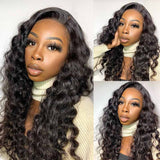 Ali Annabelle Brazilian Loose Wave Human Hair Wigs 4x4 Lace Closure Wig Loose Curly
