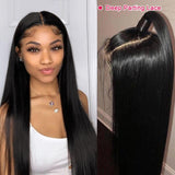 Ali Annabelle Glueless Straight Virgin Hair 4x4 13x4 Human Hair Lace Closure Frontal Wig