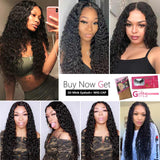 Ali Annabelle 360 Lace Frontal Wig Virgin Brazilian Curly Human Hair Wigs Pre Plucked with Baby Hair Natural Hairline