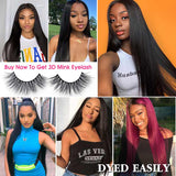 Brazilian Straight Human Hair Weave Bundles With Closure-7