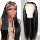 Ali Annabelle Headband Wigs Straight Human Hair Wigs Fast Install Glue-less Wig