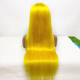 Ali Annabelle Blue Red Yellow Hair Color Ideas 4x4 13x5x1 T Part Straight Human Hair Wigs