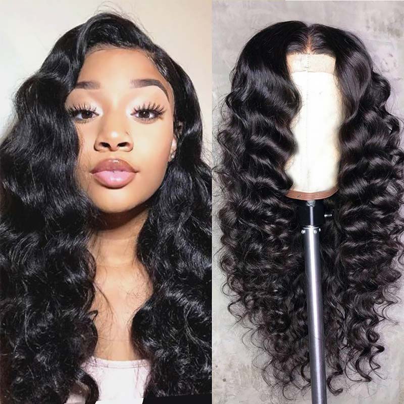 Ali Annabelle 4x4 Premade Wig Loose Deep Wave Lace Closure Human Hair Wigs