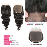 Ali Annabelle Brazilian Loose Wave Human Hair Weave Bundles With Closure