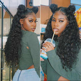 Ali Annabelle Brazilian Water Wave Lace Front Human Hair Wigs Wet And Wavy Lace Frontal Wig