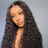 Ali Annabelle Deep Wave Lace Front Wigs 100% Human Hair Wigs Natural Hairline