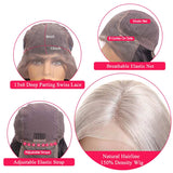 Ali Annabelle Pink Grey Purple Blue Green Yellow Red Orange Colored Straight BoB Wig