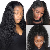 Brazilian Pre-Plucked Water Wavy Lace Front Human Hair Wigs-6