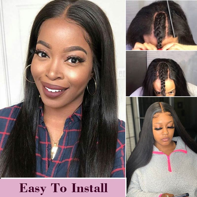 Ali Annabelle Upart Wig Glueless Straight Human Hair Wigs