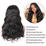 Ali Annabelle Brazilian Body Wave Pre-Plucked 4x4 Lace Closure Human Hair Wigs