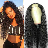 Ali Annabelle U Part Brazilian Curly Wig 14-26inch Glueless Kinky Curly Human Hair Wigs