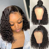 Ali Annabelle Brazilian Deep Wave Short Bob Lace Front Human Hair Wigs