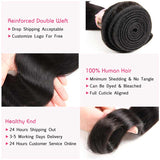 Ali Annabelle Brazilian Body Wave Hair Natural Color 10-30inch Human Hair Weave Bundles