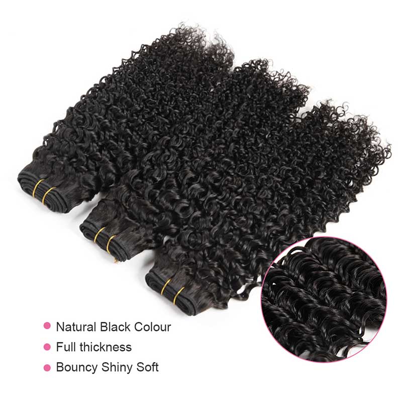 Ali Annabelle Natural Kinky Curly Human Hair Weave Bundles Long Curly Weave Hairstyles