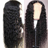 Ali Annabelle Deep Curly 13x4 Transparent Glueless Lace Front Wig Human Hair Wigs