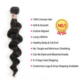Ali Annabelle 3/4 Pcs Loose Wave Hair Indian Human Hair Bundles