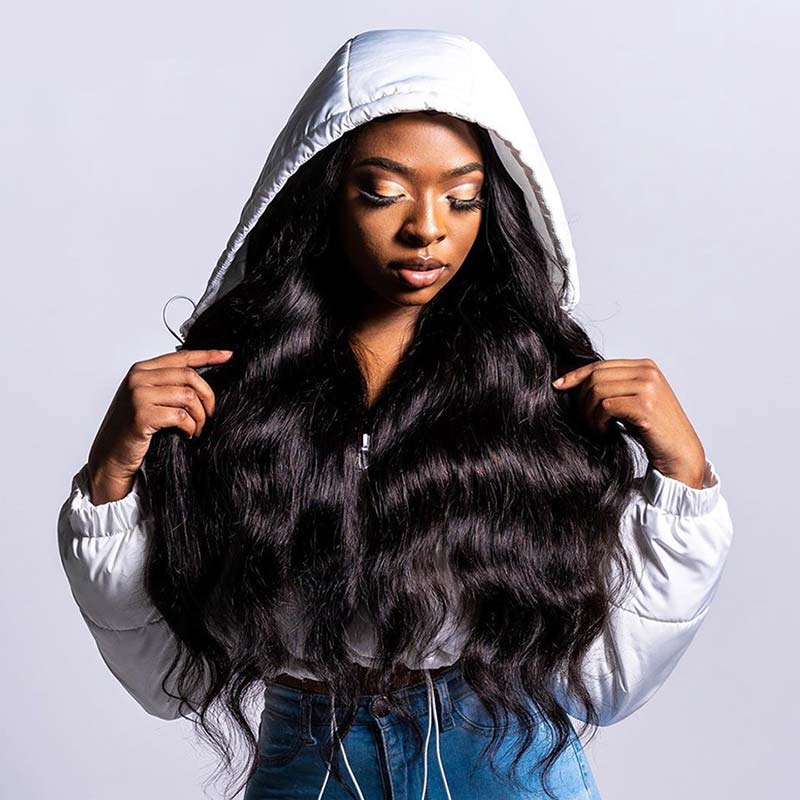 Ali Annabelle Indian Remy Body Wave Human Hair Bundles Hair Extensions