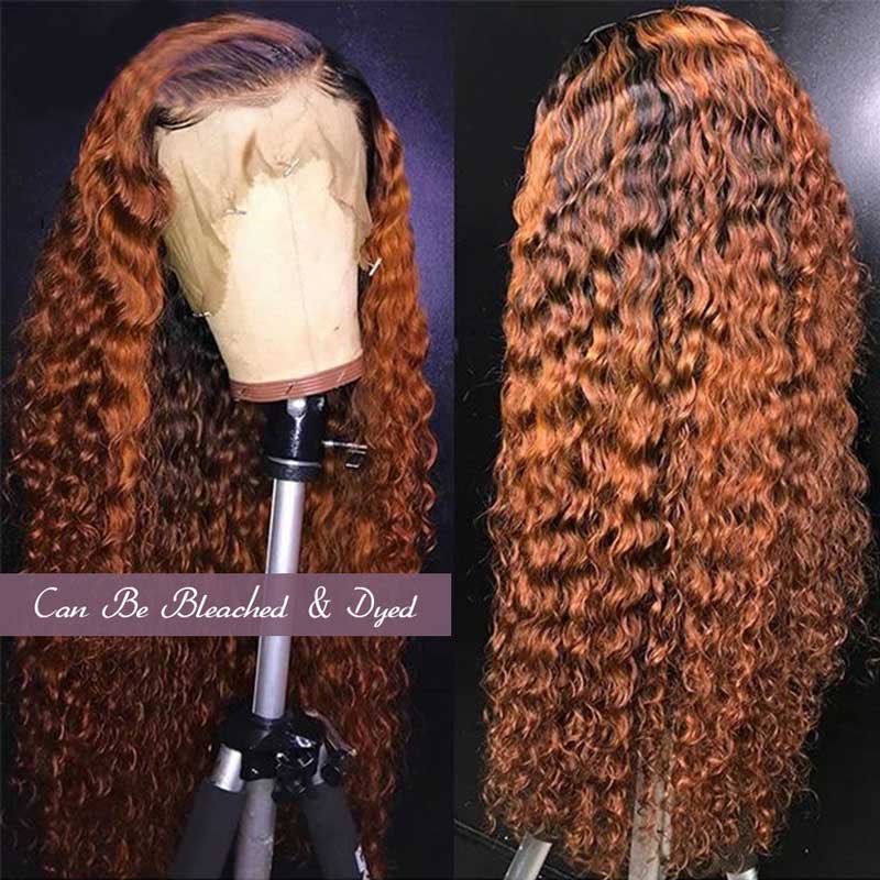 Ali Annabelle 360 Lace Frontal Wig Virgin Brazilian Curly Human Hair Wigs Pre Plucked with Baby Hair Natural Hairline
