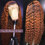 Ali Annabelle 360 Lace Frontal Wig Virgin Brazilian Curly Human Hair Wigs Pre Plucked with Baby Hair Natural Hairline