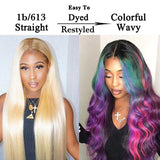 Ali Annabelle 1B/613 Honey Blonde Ombre Brazilian Straight Human Hair Bundles Dark Roots
