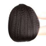 Peruvian Remy Kinky Straight Human Hair Weave Bundles-5