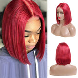 Ali Annabelle Pink Grey Purple Blue Green Yellow Red Orange Colored Straight BoB Wig