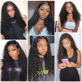 Ali Annabelle Virgin Curly Human Hair Wigs 4x4 Premade Lace Closure Wig