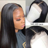 Ali Annabelle Straight HD Lace Wig 5x5 Lace Closure Human Hair Wigs