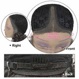 Ali Annabelle Middle Part Deep Wave Human Hair Wigs Long Deep Part Lace Front Wigs