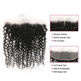 Ali Annabelle 13x4 Curly Medium Brown Lace Frontal Closure 100% Human Hair