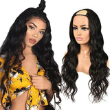 Ali Annabelle U Part Wig Glueless Human Hair Wigs Brazilian Body Wave 150 Density