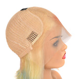 Ali Annabelle Ombre Straight Lace Front Human Hair Wigs Short Bob Wigs