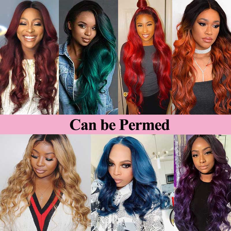 Ali Annabelle 1B/27 Straight Virgin Human Hair Extensions 3 Bundles Dark Roots Ombre Brazilian Hair