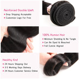 Ali Annabelle Brazilian Body Wave 2 Bundles With a 4x4 Lace Closure Brazilian Weave And Closure